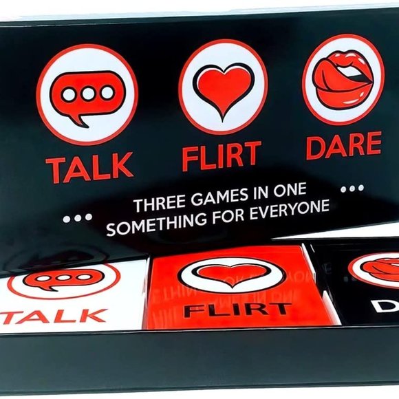 Talk, Flirt, Dare! Fun and Romantic Game for Couples: Conversation Starters - Picture 1 of 6